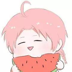 宿舍吃瓜动漫图片,动漫美食图鉴